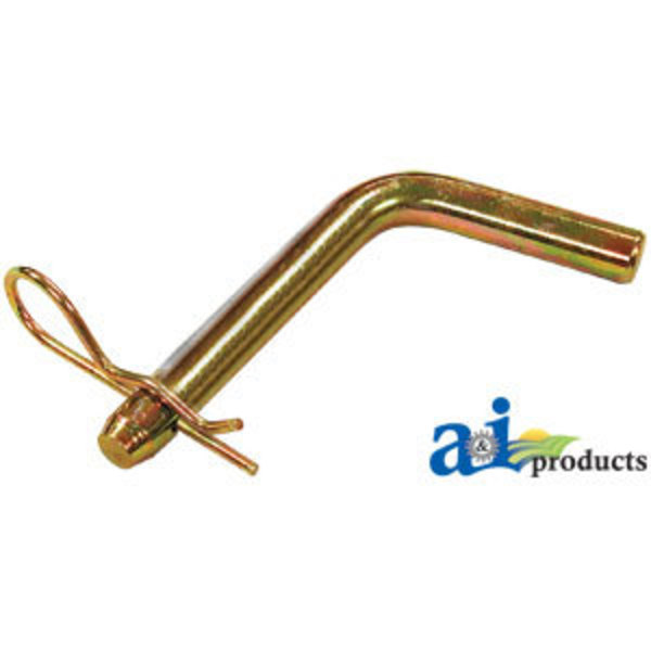 A & I Products Hitch Pin, Bent, 5/8" x 3 8" x1" x6" A-HPB102